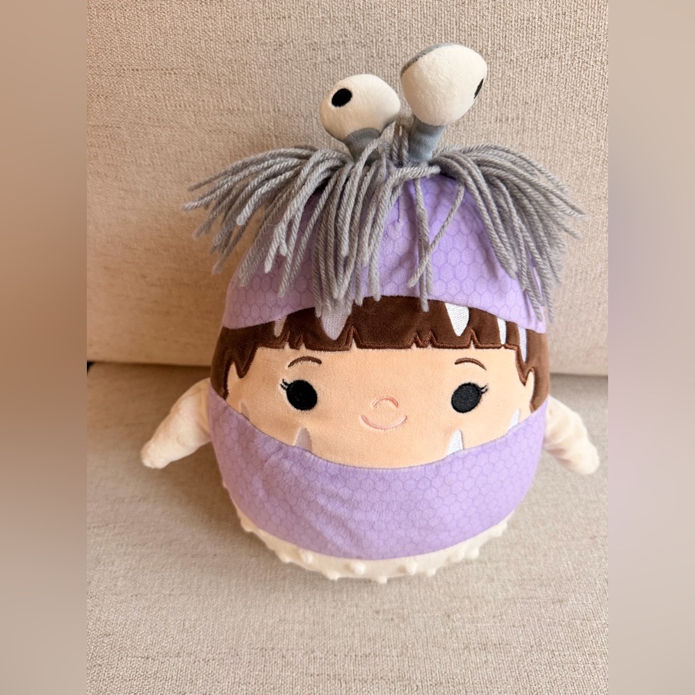 Squishmallows Disney Pixar Boo 8” inch Monsters Inc. Purple Soft Plush